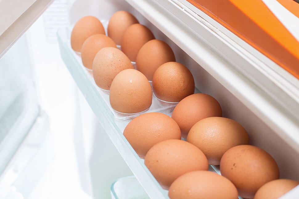 วิธีเก็บไข่ไก่-เก็บไข่ไก่ไว้ในตู้เย็น