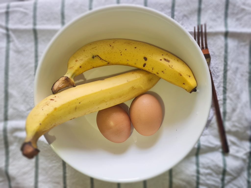 อาหารช่วยลดความอ้วน- ไข่ต้ม และกล้วยหอม